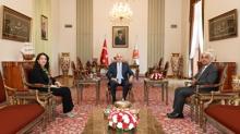 TBMM Ba�kan� Numan Kurtulmu� ile DEM heyeti bir araya geldi