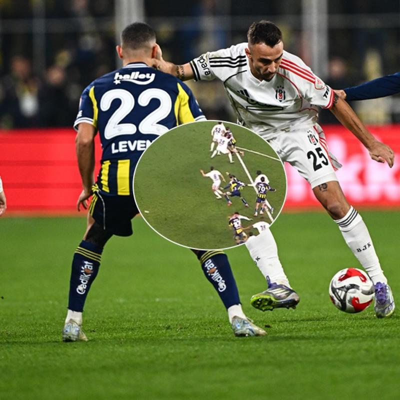 VAR'dan penalt� karar� ��kt�! Derbide kritik pozisyon