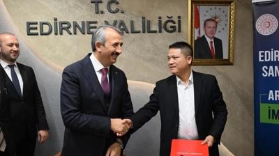 �inli firmadan Edirne'ye dev yat�r�m! Binlerce ki�iye istihdam sa�layacak