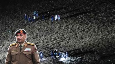 Libya komuta heyetinin u�a�� Ankara'da d��t�: Bomba patlad� sand�k