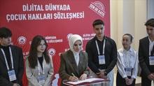 81 ilde stantlar kuruldu! Dijital �ocuk haklar� imzaya a��ld�