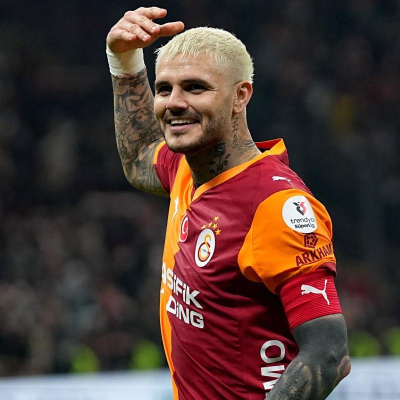 Galatasaray'�n en golc�s� Mauro Icardi