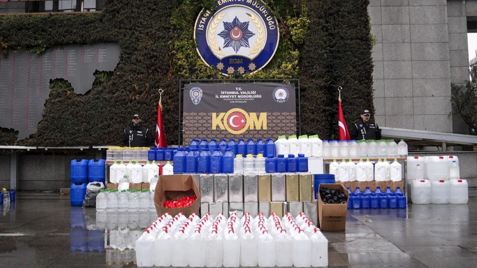 İstanbul merkezli 3 ilde sahte içki operasyonu