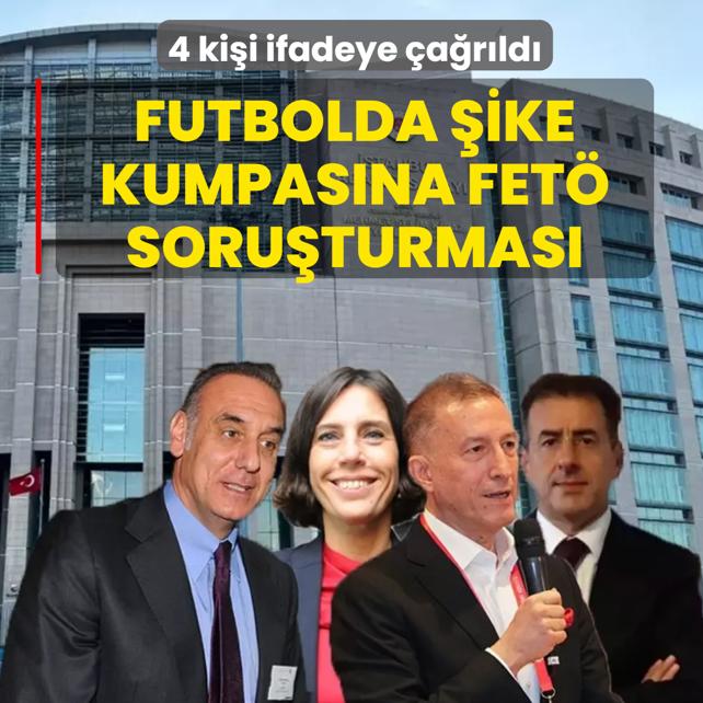 Futbolda �ike kumpas�na FET� soru�turmas�: 4 ki�i ifadeye �a�r�ld�