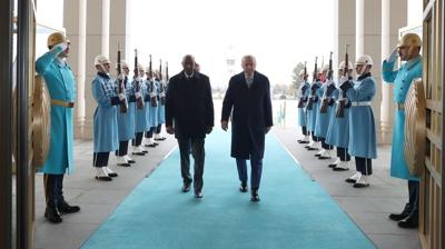 Ba�kan Erdo�an, Sudan Egemenlik Konseyi Ba�kan� el-Burhan'� resmi t�renle kar��lad�