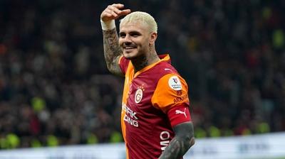 Galatasaray'�n en golc�s� Mauro Icardi