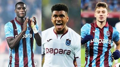 Trabzonspor'un att��� 33 gol�n 26's� Onuachu, Augusto ve Mu�i imzal�