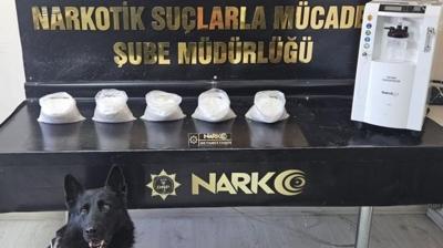 Zehir tacirlerinden ak�lalmaz y�ntem! 'Sa�l�k cihaz�' kamuflaj�