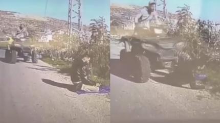 �srailli barbardan al�ak sald�r�... Namaz k�lan Filistinliye �arpt�