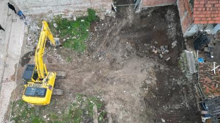 Temel kaz� s�ras�nda tarihi kal�nt�lar bulundu