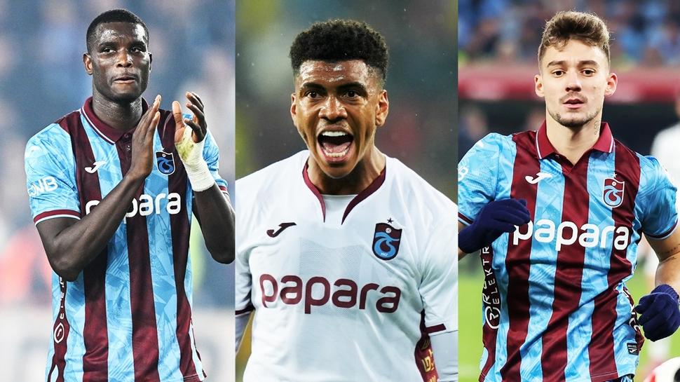 Trabzonspor'un attığı 33 golün 26'sı Onuachu, Augusto ve Muçi imzalı