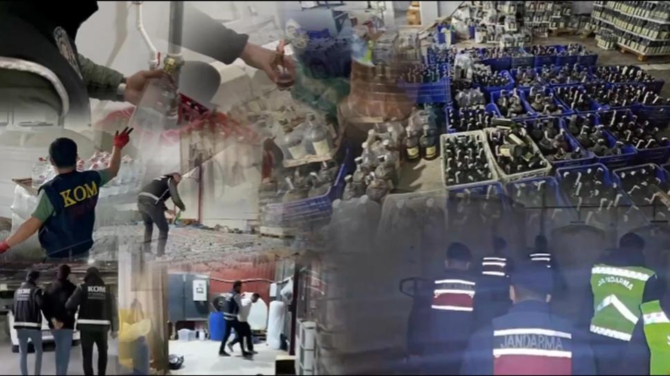 81 ilde sahte içki operasyonu! 171 şüpheli yakalandı