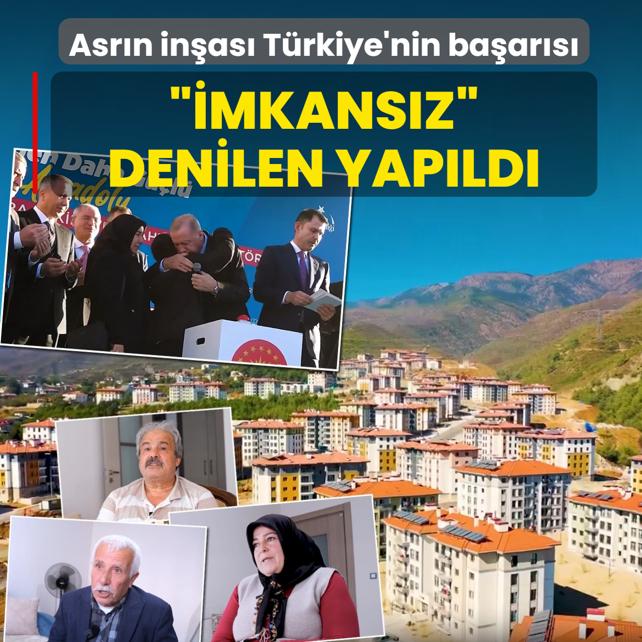 Asr�n in�as� T�rkiye'nin ba�ar�s�! ��mkans�z� denilen yap�ld�: Devletimiz her tarafa yeti�ti