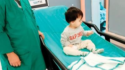 Anestezi sonras� Alper ent�be edildi