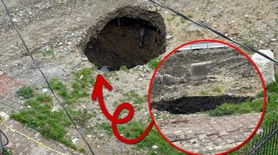 Dev obruk arac� yuttu! Sahibinin s�zleri �oke etti