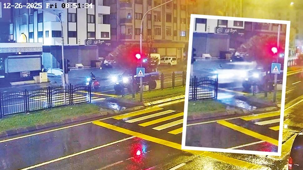 Kırmızı ışıkta son sürat cinayet! Hem ehliyetsiz, hem alkollü!