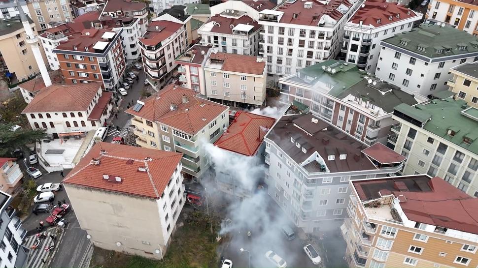 Mobilya atölyesinde korkutan yangın! Bina kullanılamaz hale geldi
