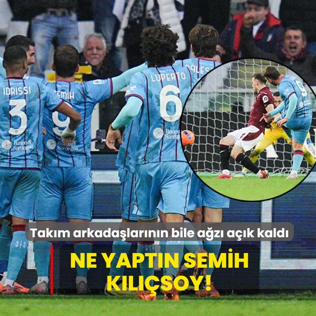 Ne yapt�n Semih K�l��soy! Tak�m arkada�lar�n�n bile a�z� a��k kald�