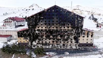 Yang�n panelleri itfaiyeye ba�lans�n... TBMM'den Kartalkaya i�in taslak rapor