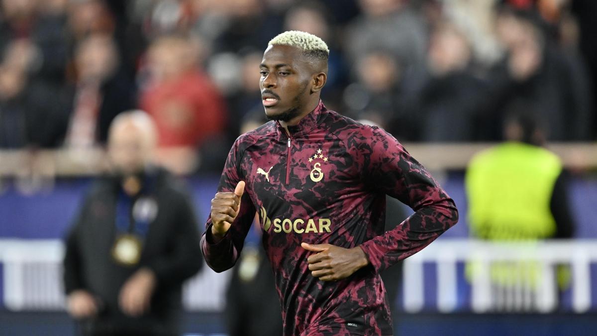 victor osimhen galatasaray transfer foto�raflar� resimleri