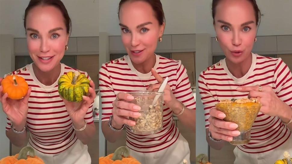 Ebru Şallı diyetisyenlere taş çıkarttı! Karnı dümdüz yapan kabaklı püre tarifi verdi: 5 saat tok tutuyor