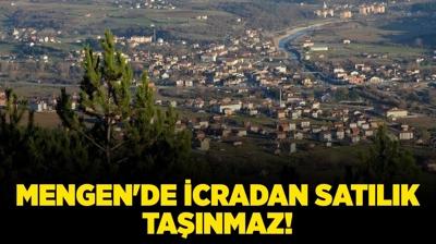Mengen'de icradan sat�l�k ta��nmaz!