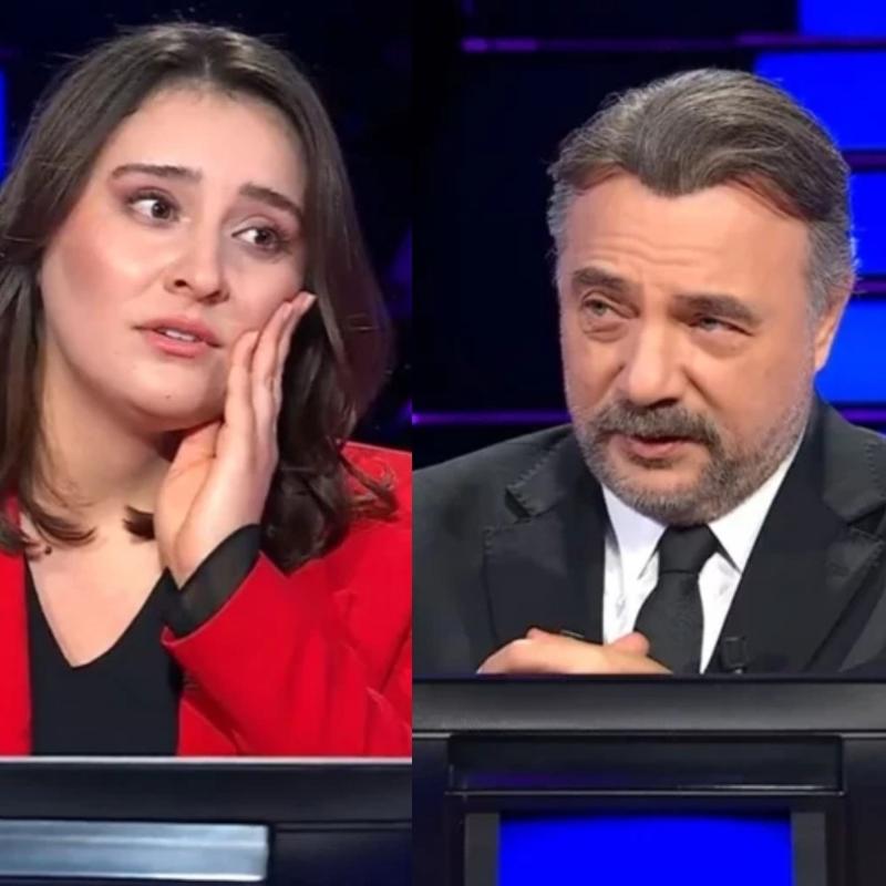 Ak�llara durgunluk veren an! �yle bir soruda elendi ki...