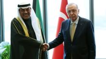 Ba�kan Erdo�an, Kuveyt Veliaht Prensi ile g�r��t�... G�ndemde �srail'in Somaliland karar� vard�