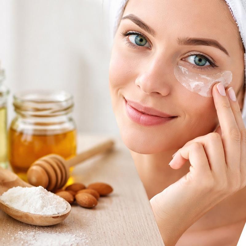 Yorgun g�r�nen g�z altlar�na son! 10 ya� gen�le�tiren ev yap�m� kolajen maskesi