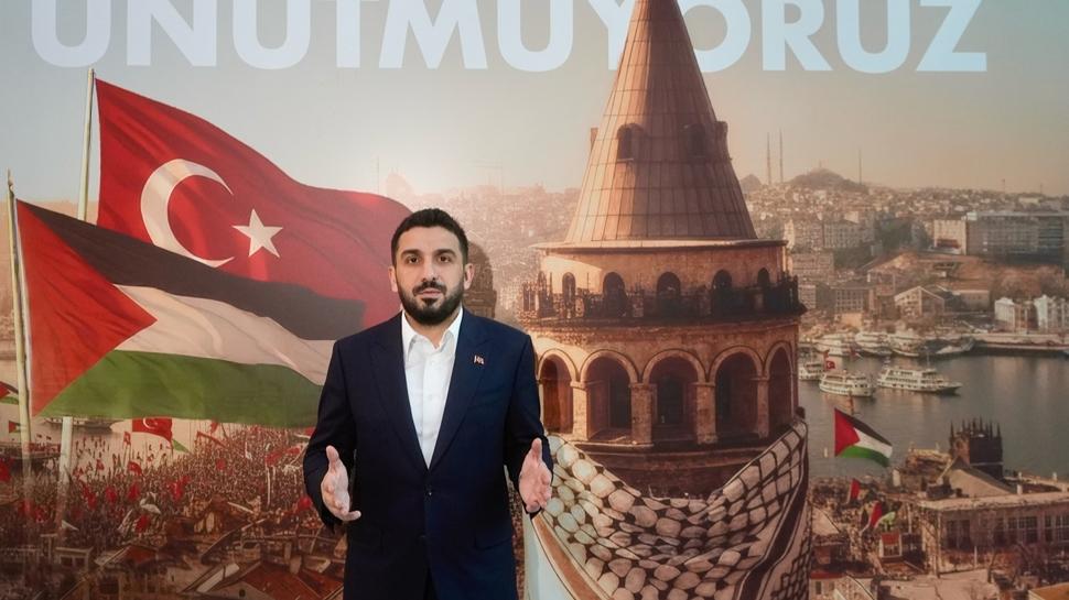 TÜGVA Başkanı Beşinci'den Büyük Gazze Yürüyüşü çağrısı: Herkesi Galata Köprüsü'ne bekliyoruz