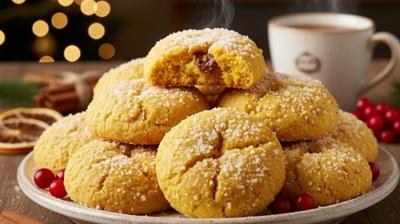 Y�lba��na �zel portakall� kurabiye tarifi! Tam bir k�� kurabiyesi