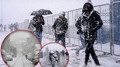 �stanbul'da kar ya���� ba�lad�! Etkisini art�rd�