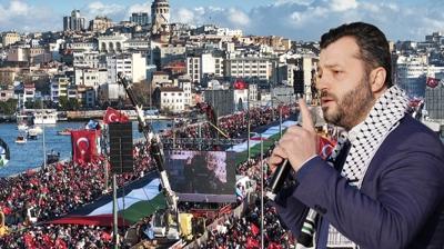 �stanbul'da tarihi Gazze bulu�mas�! �NDER �mam Hatipliler Derne�i Genel Ba�kan� Ceylan: Zulme sessiz kalanlar aya�a kalk�n