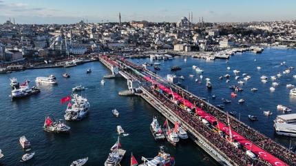 T�rkiye Gazze i�in tek y�rek! Kabine �yeleri pe� pe�e payla�t�