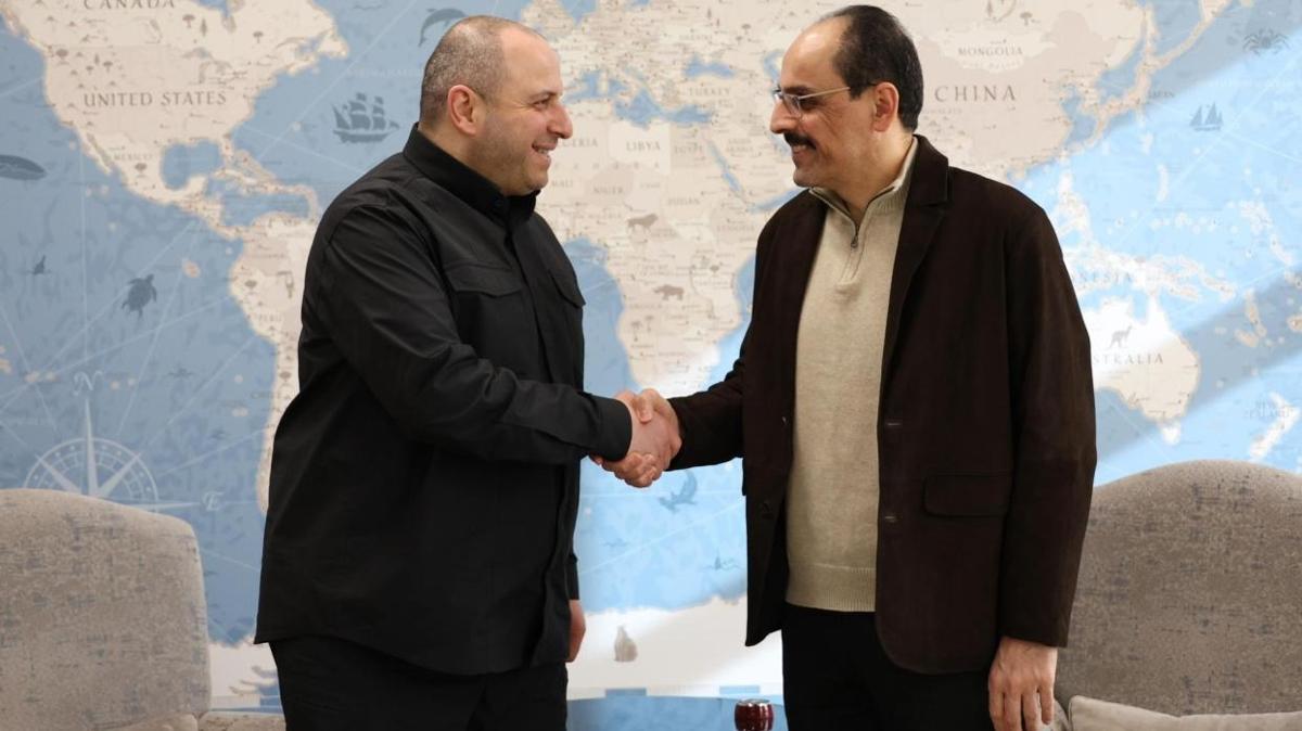 �brahim Kal�n Ukrayna Rustem Umerov foto�raflar� resimleri