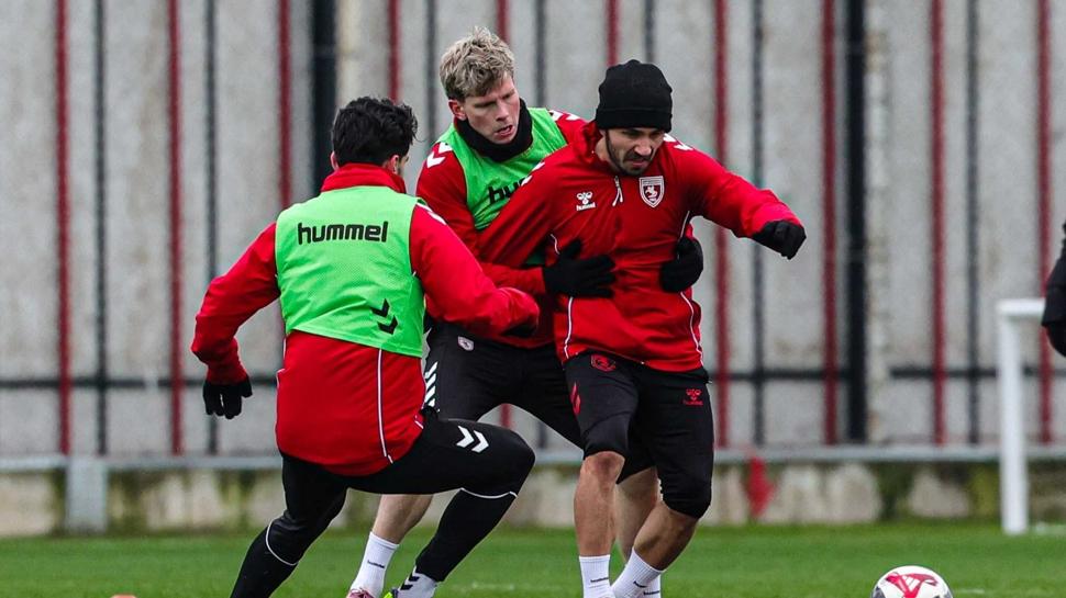 Samsunspor'da Fenerbahçe maçı mesaisi sürdü