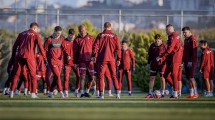 Trabzonspor, S�per Kupa derbisinin �al��malar�na devam etti