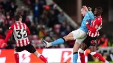 Manchester City, Sunderland deplasman�nda sessiz kald�