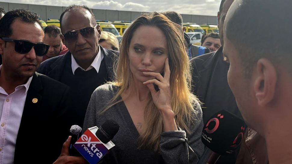 Angelina Jolie Gazze için sahada! Refah'tan yardım mesajı