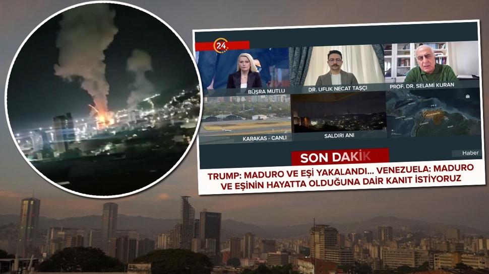 Uzman�ndan 24 TV'de Venezuela yorumu: Uluslararas� hukuk ayaklar alt�na al�nd�