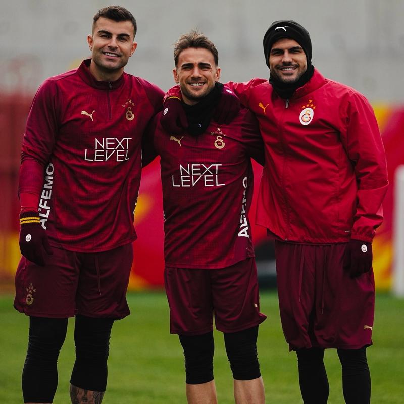 Galatasaray'da Trabzonspor ma�� haz�rl�klar� tamamland�