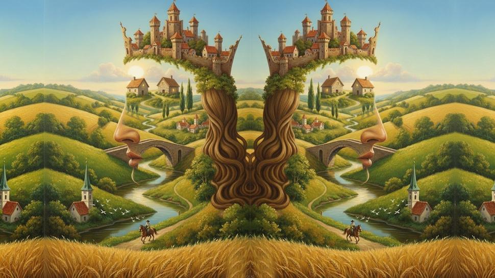 Resimde ilk ne g�rd�n? Senin i�in �nemli olan a�k m�, para m�, aile mi ortaya ��k�yor