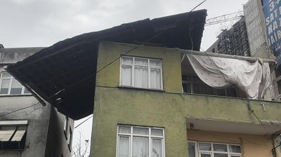 Facian�n e�i�inden d�n�ld�: �stanbul'da binan�n �at�s� u�tu