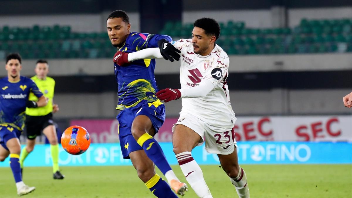 Hellas Verona Serie A Torino ma�� foto�raflar� resimleri