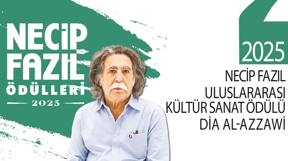2025 Necip Fazıl Uluslararası Kültür Sanat Ödülü Dia Al-Azzawi: Bu sessizlik insanlık adına yüz karası