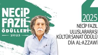 2025 Necip Faz�l Uluslararas� K�lt�r Sanat �d�l� sahibi Dia Al-Azzawi: Bu sessizlik insanl�k ad�na y�z karas�