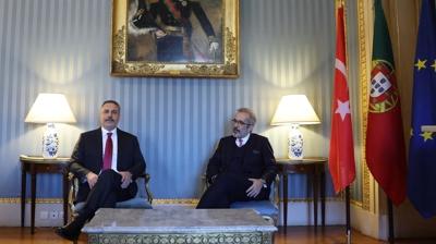 Bakan Fidan mevkida�� Rangel ile g�r��t�