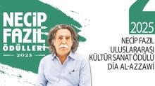 2025 Necip Faz�l Uluslararas� K�lt�r Sanat �d�l� Dia Al-Azzawi: Bu sessizlik insanl�k ad�na y�z karas�