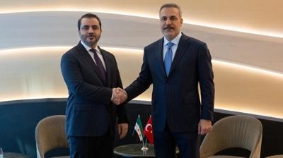 Bakan Fidan, Suriyeli mevkida�� ile g�r��t�