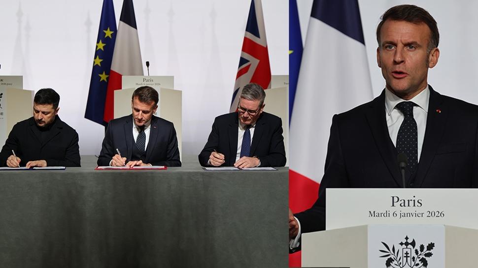 İmzayı atıp teşekkür etti! Macron: Türkiye'yi takdir ediyorum